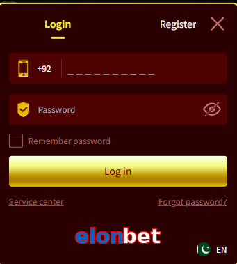 Elonbet login preview